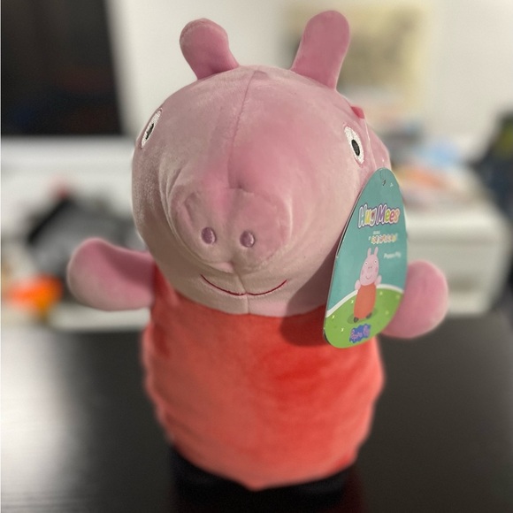 Peppa Pig Pink and Red Stuffed Animal - Picture 1 of 2